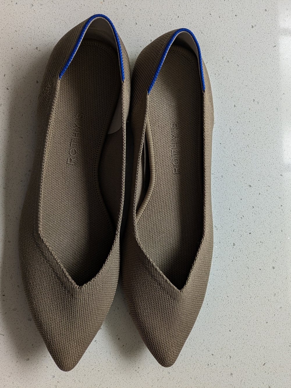 Rothy's Taupe Flats